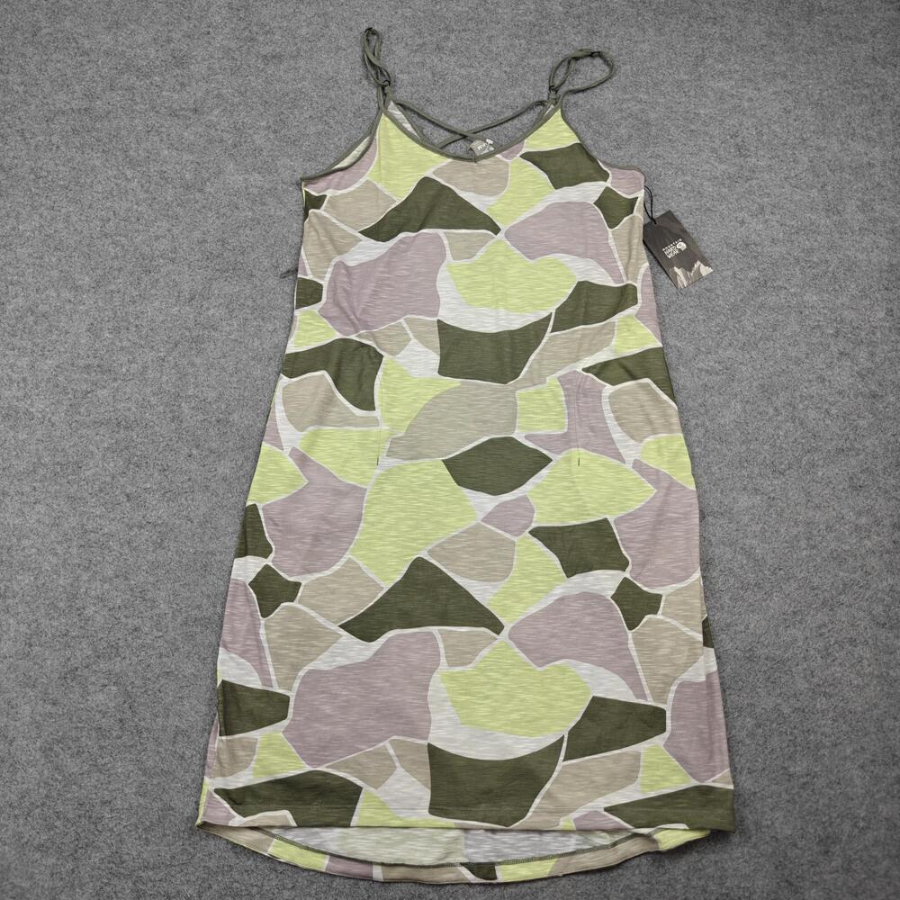 Mountain Hardwear Dress Womens Medium Multicolor Tank Sundress Strappy Jersey